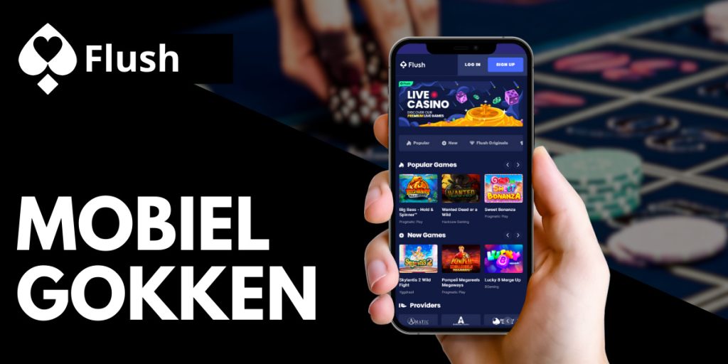 Handig mobiel gokken Flush casino